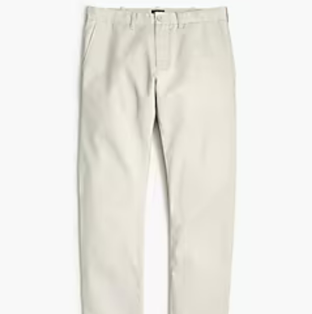 J Crew slim fit flex chino pant 32x34 stone new